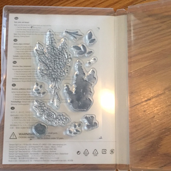 $15 / 3 for $40 Stampin Up! New - Lots of Lavender Stamp Set - Picture 2 of 2